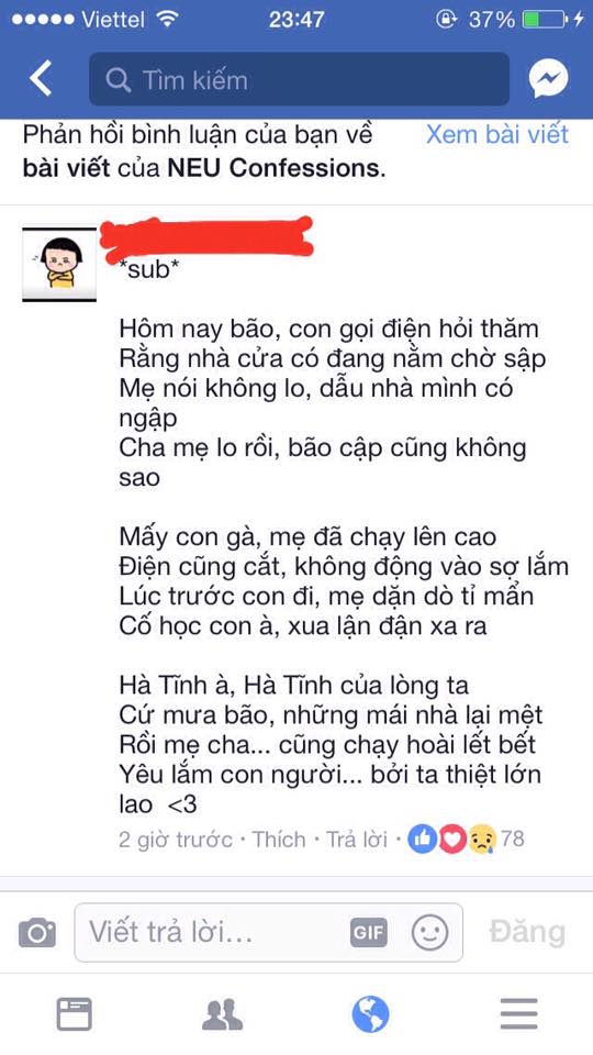 Hà Tĩnh ơi! Miền Trung ơi!