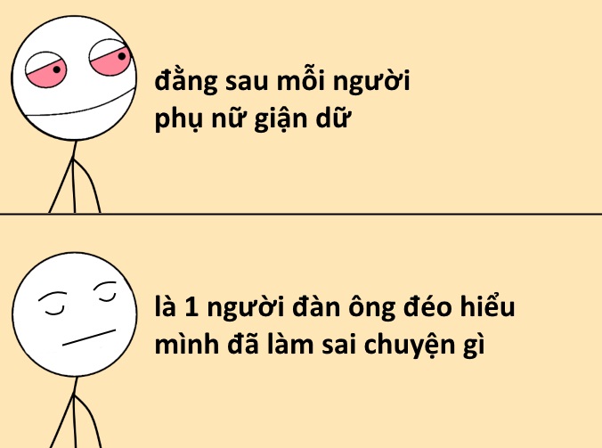 Phía sau một cô gái đang giận là....