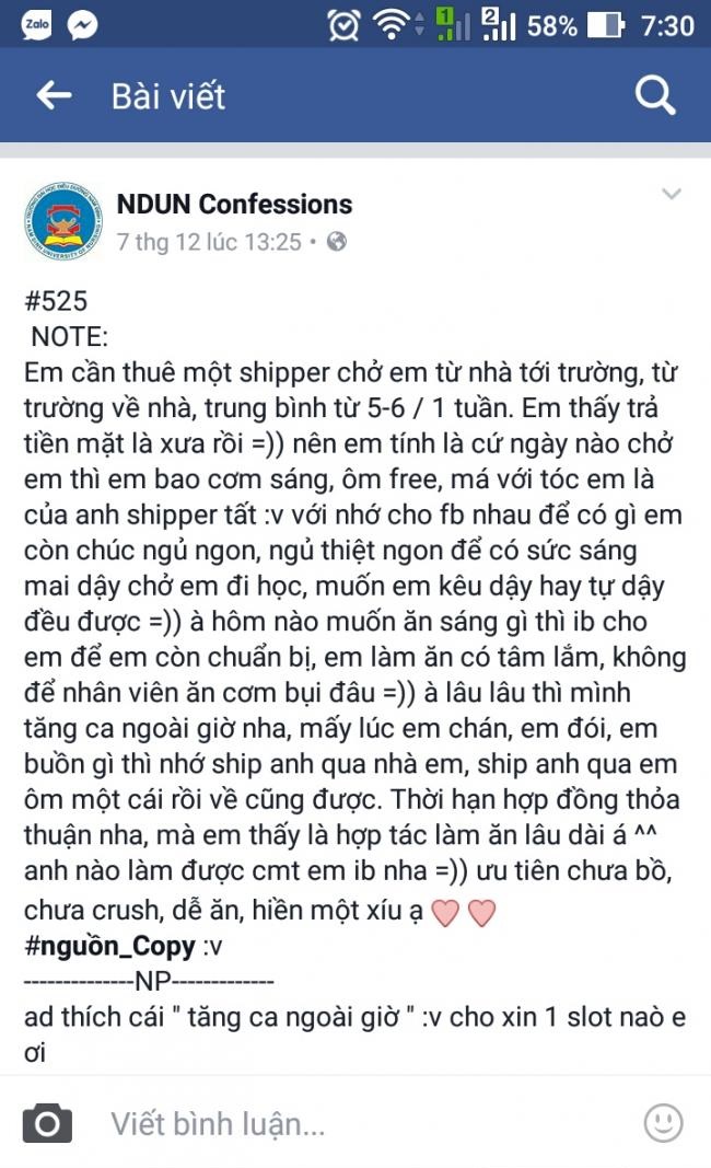 Tuyển shiper ngày noel :D