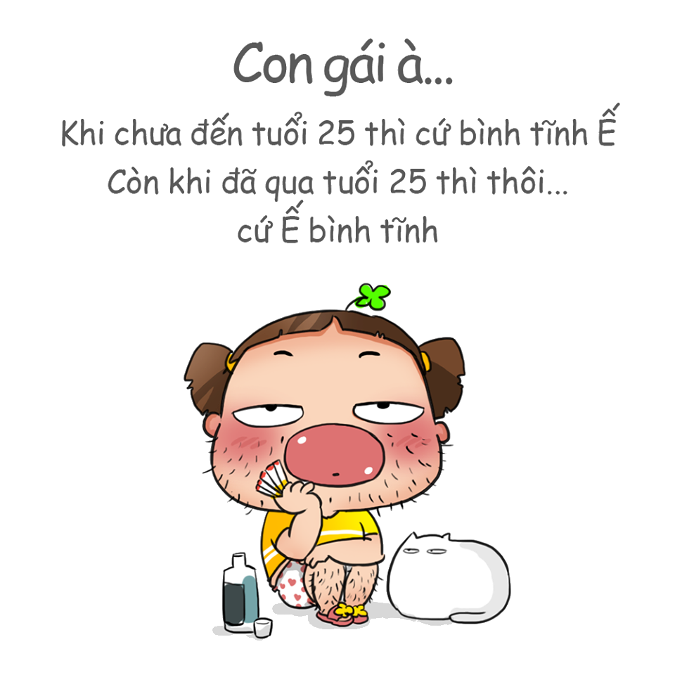 Con gái à, hãy cứ bình tĩnh ế