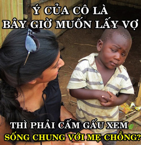 Cấm gấu xem sống chung với mẹ chồng