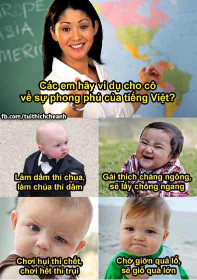 Sự phong phú của tiếng Việt