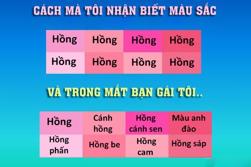 Sự khác nhau giữa con trai và con gái =))