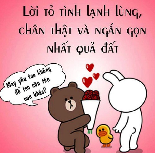 Lời tỏ tình thực tế nhất =))