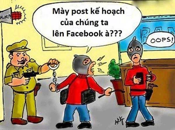 Khi ăn cướp ghiền facebook