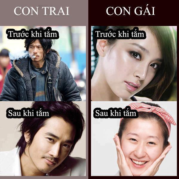 Sự khác nhau của con trai và con gái :))))