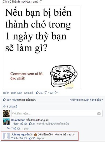 Vãi cả comment o.0